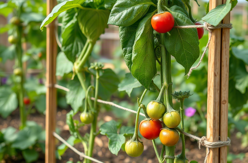 How To Provide Support For Climbing Vegetables With Trellises, Frames, And Tie-In Methods