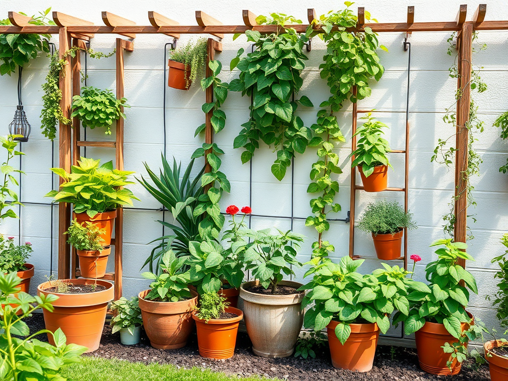 How to Utilize Vertical Space in Gardening for More Plants in Small Areas